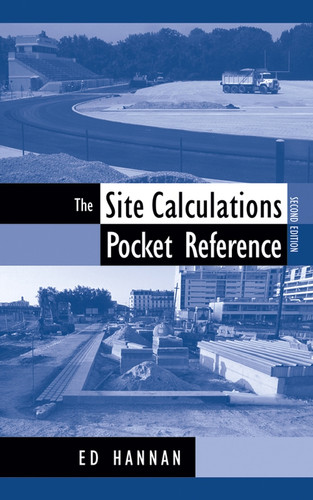 The Site Calculations Pocket Reference book cover by Ed Hannan
