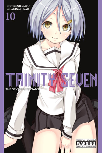 Trinity Seven, Vol. 10: The Seven Magicians (Trinity Seven #10) book cover by Kenji Saito