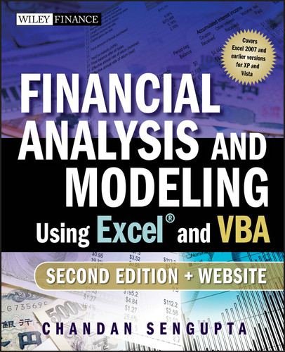 Financial Analysis and Modeling Using Excel and VBA (Wiley Finance) book cover by Chandan Sengupta