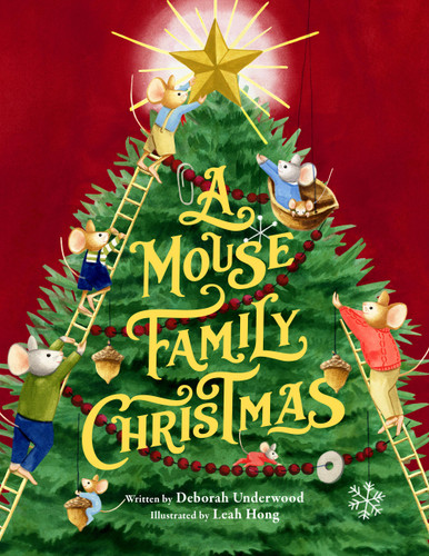 A Mouse Family Christmas book cover by Deborah Underwood