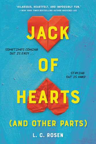 Jack of Hearts (and other parts) book cover by L. C. Rosen