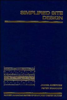 Simplified Site Design (Parker/Ambrose Series of Simplified Design Guides) book cover by James Ambrose, Peter Brandow