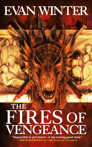 The Fires of Vengeance (The Burning #2) book cover by Evan Winter