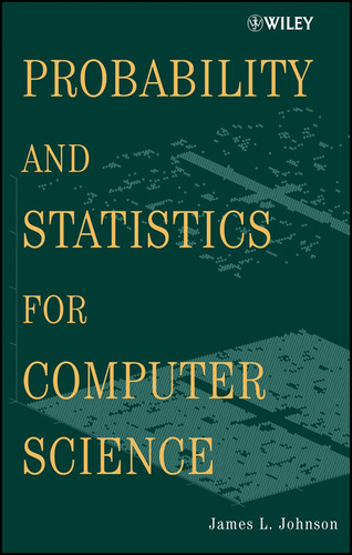 Probability and Statistics for Computer Science book cover by James L. Johnson