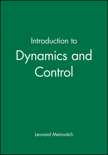 Introduction to Dynamics and Control book cover by Leonard Meirovitch
