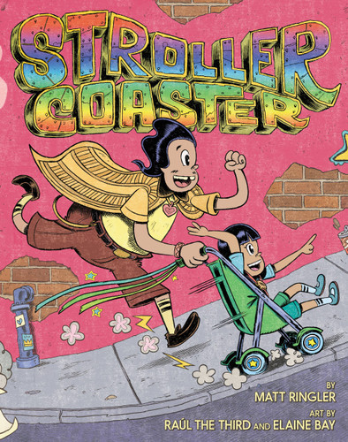Strollercoaster book cover by Matt Ringler