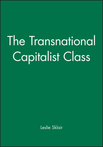 The Transnational Capitalist Class book cover by Leslie Sklair