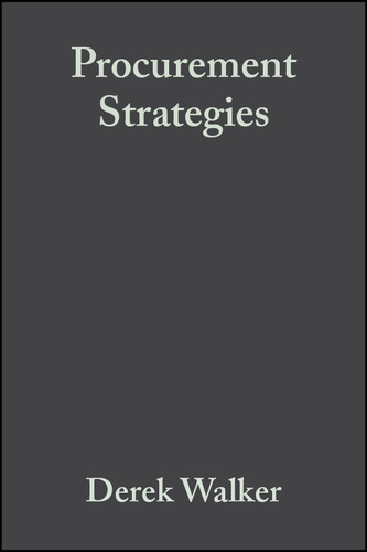 Procurement Strategies: A Relationship-based Approach book cover by 