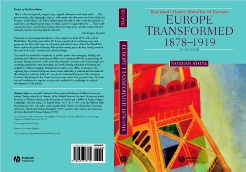 Europe Transformed: 1878-1919 (Blackwell Classic Histories of Europe) book cover by Norman Stone