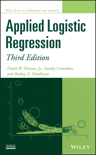 Applied Logistic Regression (Wiley Series in Probability and Statistics) book cover by David W. Hosmer, Jr., Stanley Lemeshow, Rodney X. Sturdivant