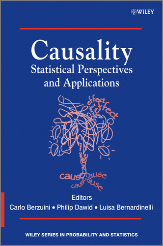 Causality: Statistical Perspectives and Applications (Wiley Series in Probability and Statistics) book cover by 