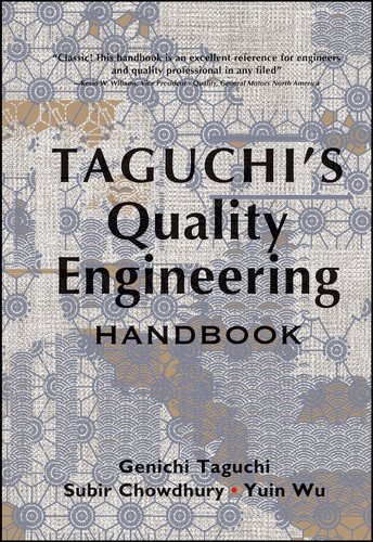 Taguchi's Quality Engineering Handbook book cover by Genichi Taguchi, Subir Chowdhury, Yuin Wu