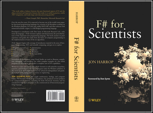 F# for Scientists book cover by Jon Harrop