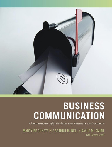 Wiley Pathways Business Communication book cover by Marty Brounstein, Arthur H. Bell, Dayle M. Smith