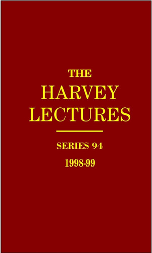 The Harvey Lectures Series 94, 1998-1999 (Harvey Lectures Series) book cover by Mark M. Davis, Elaine Fuchs, Tony Hunter, Lily Yeh Jan, Yuh Nung Jan, Peter G. Schultz, Paul B. Sigler, David J. Weatherall