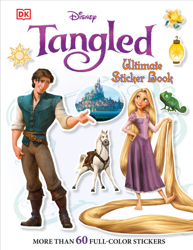 Ultimate Sticker Book: Tangled: More Than 60 Reusable Full-Color Stickers (Ultimate Sticker Book) book cover by DK