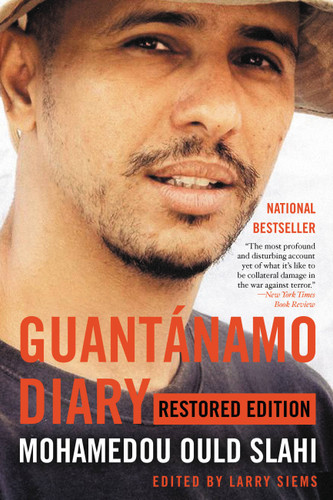 Guantánamo Diary: Restored Edition book cover by Mohamedou Ould Slahi