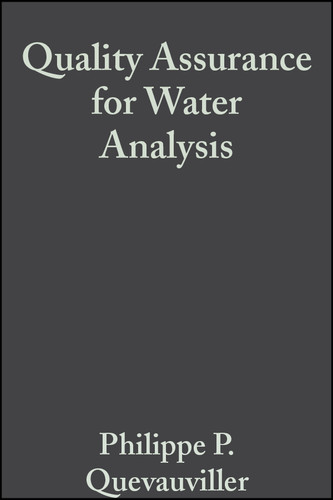 Quality Assurance for Water Analysis (Water Quality Measurements) book cover by Philippe Quevauviller