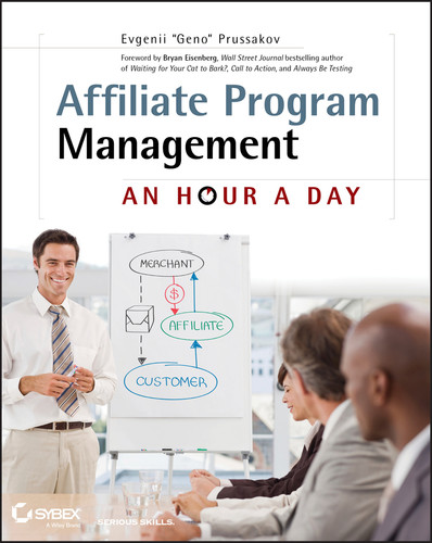 Affiliate Program Management: An Hour a Day book cover by Evgenii Prussakov