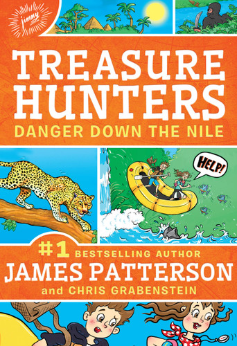 Treasure Hunters: Danger Down the Nile (Treasure Hunters #2) book cover by James Patterson, Chris Grabenstein