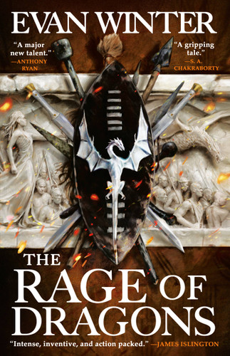 The Rage of Dragons (The Burning #1) book cover by Evan Winter
