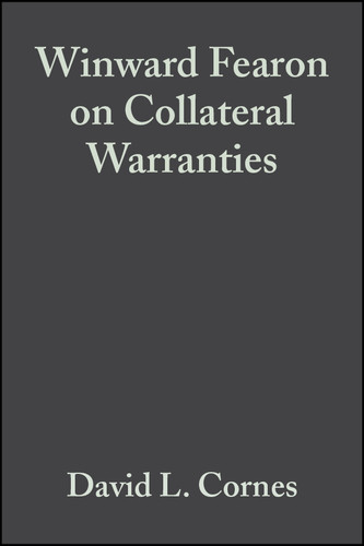 Winward Fearon on Collateral Warranties book cover by David L. Cornes, Richard Winward