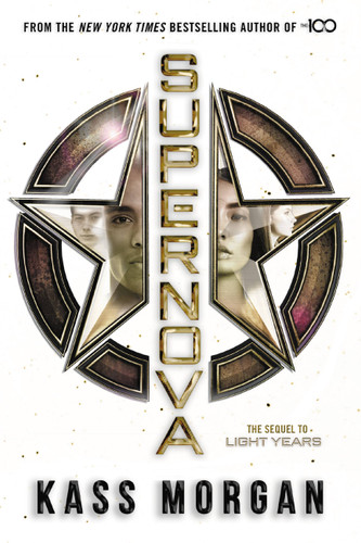 Supernova book cover by Kass Morgan