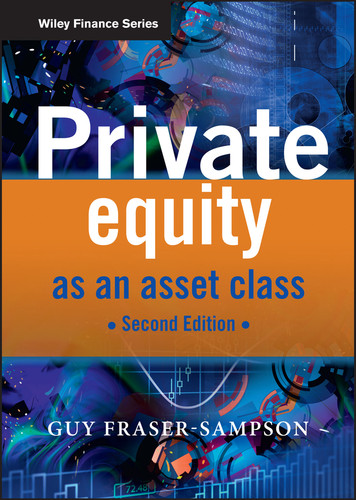 Private Equity as an Asset Class (The Wiley Finance Series) book cover by Guy Fraser-Sampson
