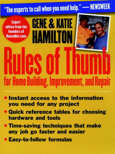 Rules of Thumb for Home Building, Improvement, and Repair book cover by Katie Hamilton, Gene Hamilton