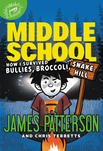 Middle School: How I Survived Bullies, Broccoli, and Snake Hill (Middle School #4) book cover by James Patterson, Chris Tebbetts