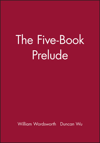 The Five-Book Prelude book cover by William Wordsworth