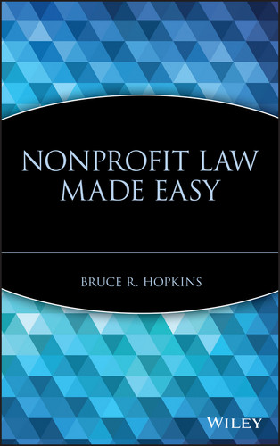 Nonprofit Law Made Easy book cover by Bruce R. Hopkins