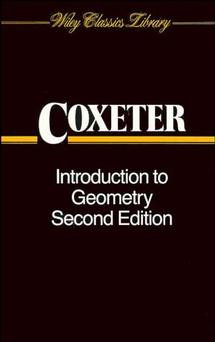 Introduction to Geometry (Wiley Classics Library) book cover by H. S. M. Coxeter