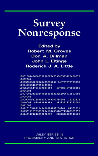 Survey Nonresponse (Wiley Series in Survey Methodology) book cover by 