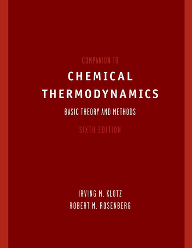 Companion to Chemical Thermodynamics book cover by Irving M. Klotz, Robert M. Rosenberg