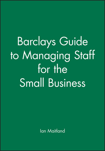 Barclays Guide to Managing Staff for the Small Business book cover by 