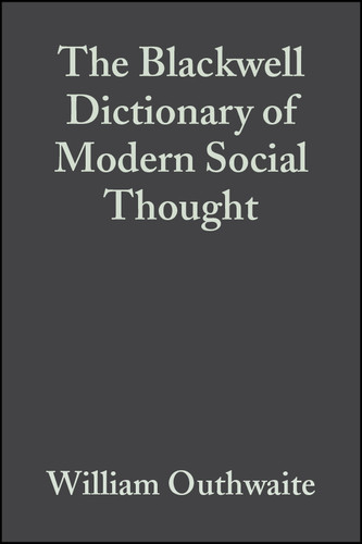 The Blackwell Dictionary of Modern Social Thought book cover by 