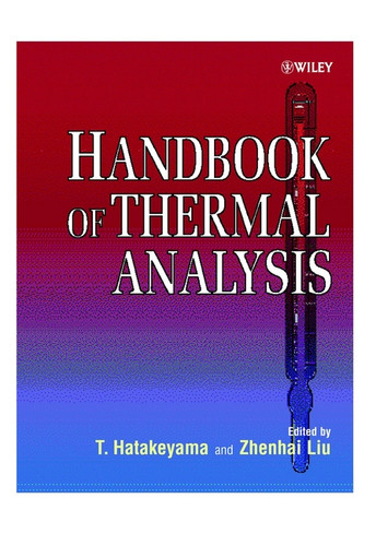 Handbook of Thermal Analysis book cover by T. Hatakeyama, Liu Zhenhai