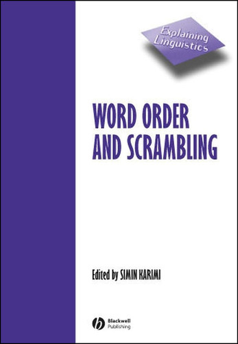 Word Order and Scrambling (Explaining Linguistics) book cover by 