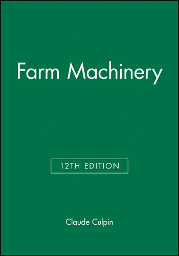 Farm Machinery book cover by Claude Culpin