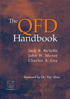 The QFD Handbook book cover by Jack B. ReVelle, John W. Moran, Charles A. Cox
