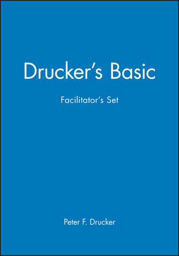 Drucker's Basic Facilitator's Set book cover by Peter F. Drucker