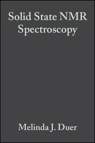 Solid State NMR Spectroscopy: Principles and Applications book cover by 