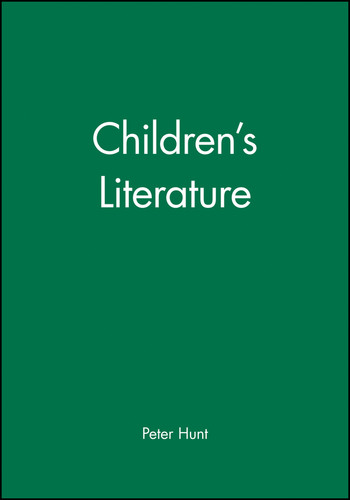 Children's Literature (Wiley Blackwell Guides to Literature) book cover by Peter Hunt