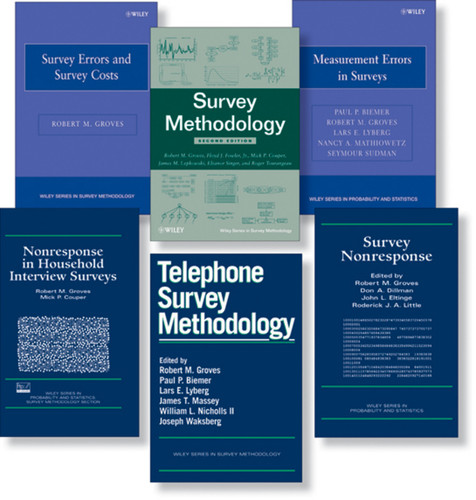 The Collected Works of Robert M. Groves, 6 Book Set (Wiley Series in Survey Methodology) book cover by Robert M. Groves