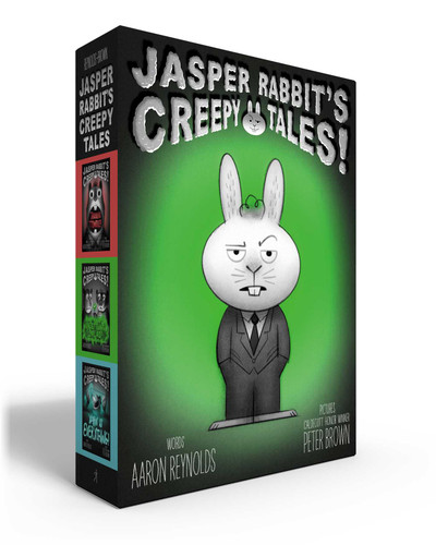Jasper Rabbit's Creepy Tales! (Chapter Book Boxed Set): Troubling Tonsils!; Unsettling Salad!; Yarn Is Everything! (Jasper Rabbit's Creepy Tales!) book cover by Aaron Reynolds