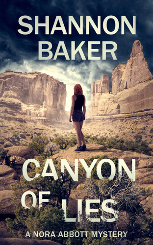 Canyon of Lies (Nora Abbott Mysteries) book cover by Shannon Baker