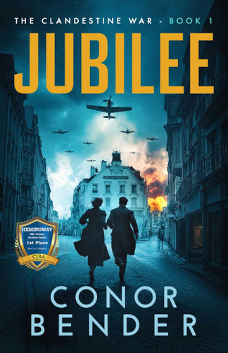 Jubilee (Clandestine War) book cover by Conor Bender