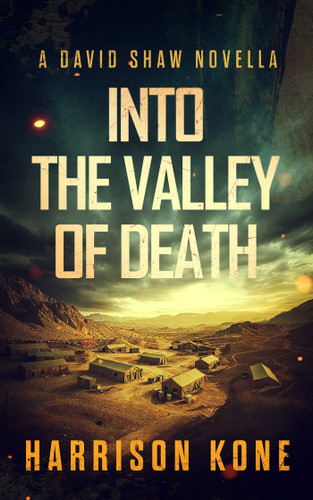 Into the Valley of Death (David Shaw) book cover by Harrison Kone