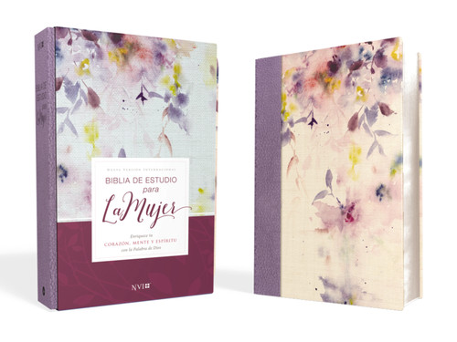 NVI, Biblia de Estudio para la Mujer NVI, Leathersoft/Tela Lila, Comfort Print book cover by Nueva Versión Internacional